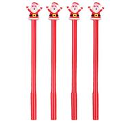 Lot de 5 stylos à encre gel de Noël avec pointe aiguille de 0,5 mm, séchage rapide, écriture fluide pour étudiant, adulte, note, journal