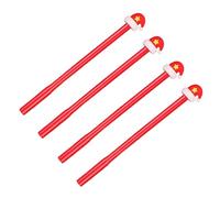Lot de 5 stylos à encre gel de Noël avec pointe aiguille de 0,5 mm, séchage rapide, écriture fluide pour étudiant, adulte, note, journal