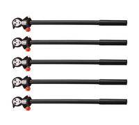 Lot de 5 stylos à encre gel pour Halloween, dessin animé, pointe d'aiguille de 0,5 mm, séchage rapide, écriture fluide pour étudiant, adulte, note, journal amusant, école