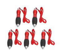 Lot de 5 Stylos à Graisse, Grands Stylos à Poignée Large avec Corde de Suspension, Stylo à Bille pour Patients Atteints de la Maladie de Parkinson, Tremblements Essentiels
