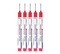 Lot de 5 stylos de marquage pratiques avec formules à séchage rapide et bandes d'étalonnage Colorées Marqueur permanent imperméable