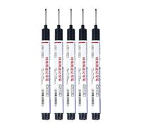 Lot de 5 stylos de marquage pratiques avec formules à séchage rapide et bandes d'étalonnage Texture colorée Marquage du bois