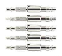 Lot de 5 stylos de poche réglables en aluminium léger avec buse moletée pour nettoyage et séchage dans la rénovation de la maison, entretien automobile et machines, connecteur 1/4 NPT