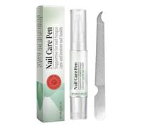 Lot de 5 stylos de soin des ongles avec lime à ongles, revitalisant pour cuticules, stylo à huile avec huile d'arbre à thé, vitamine E et aloe vera, pour soin des ongles