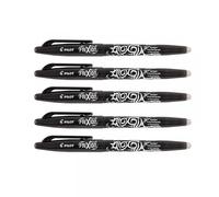 Lot De 5 Stylos Frixion Ball Pointe Moyenne 0.7mm Noir Pilot