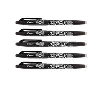 Lot de 5 stylos FriXion Ball pointe moyenne 0.7mm noir Pilot