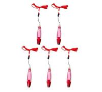 Lot de 5 stylos lumineux ergonomiques avec note adhésive et cordon pour une écriture confortable et une gestion efficace des tâches - Stylo LED multifonction