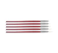 Lot de 5 stylos pinceaux pratiques pour ongles fins 5/8/11/13/15 mm