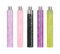 Lot de 5 stylos pour nail art, pétales de fleurs avec pointe multicolore pour créer des manucures florales sans effort