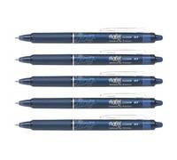 Lot de 5 Stylos roller FRIXION BALL CLICKER 0.7 Bleu noir