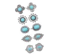 Lot de 5 superbes boutonnières Kirsite - Design rétro classique - Accessoires de mode rétro - Idéal pour vestes et chemisiers - Épingles multifonctionnelles