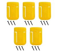 Lot de 5 Support de Batterie Clips de Ceinture avec Vis Compatible avec Dewalt 18V 60V Batterie DCB200 DCB201 DCB202 DCB203 DCB204 DCB205