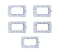 Lot de 5 supports à 3 modules, pour boîte 503, pour plaque à 3 places, compatible avec Bticino Matix, série solaire, série civile, masque