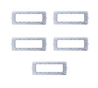 Lot de 5 supports à 6 modules, pour boîte 506, pour plaque à 6 places, compatible avec Bticino Matix, série solaire, série civile, masque