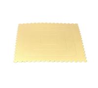Lot de 5 Supports à Gâteaux "Ronds" 25cm Or