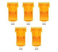 Lot de 5 supports de batterie et d'outils 2 en 1 pour systèmes d'outils électriques 20 V et 18 V, y compris pour DCB203 DCB206 DCB180 DCB201 DCB200