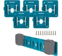 Lot de 5 Supports de Batterie pour for Makita 18 V pour BL1860 BL1850 BL1840 BL1830 (avec 10 vis, Pas de Batterie)
