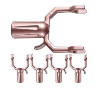 Lot de 5 supports de branches réglables en métal pour arbre fruitier de 9,9 x 6,9 cm avec construction robuste, support d'arbres réutilisables, outil de jardin avec design solide, accessoire de