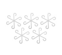 Lot de 5 supports de croissance des plantes en acrylique transparent avec support de feuilles, structure stable pour une croissance saine vers le haut