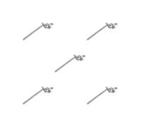 Lot de 5 supports de fixation en métal pour clochette de cymbale 21,6 cm - Pratique avec bras pour batterie de cymbale