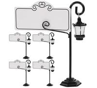 Lot de 5 supports de numéro de table avec cartes de mariage, cartes de numéro de table, support de plaque d'immatriculation, fournitures de mariage, supports de numéro de table