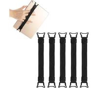 Lot de 5 supports de poignée pour tablette - 20 x 2 cm - Sangle de maintien polyvalente hautement élastique - Support de tablette - Dragonne pour liseuses de 6 à 12,9
