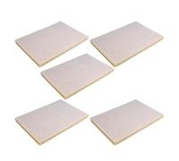 Lot de 5 supports de présentation de bijoux doublés en éponge robuste pour accessoires en mousse absorbant les chocs