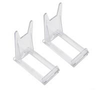 Lot de 5 supports de présentation réglables en acrylique pour photos, téléphones, bols, cadres avec support en plastique transparent pour une utilisation dans les écoles, les bureaux, les musées