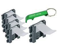 Lot de 5 supports de socle pour ouverture de 19 mm + outil 3 en 1 Fixation de douille Support de fixation Hemele Cuisine