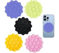 Lot de 5 supports de téléphone à ventouse en silicone, compatibles avec tous les modèles de téléphones portables, pour voiture.