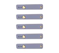 Lot de 5 supports de téléphone avec support coulissant fin, violet | Support adhésif pour bureau de voyage et utilisation quotidienne avec prise en main, visualisation mains libres et navigation