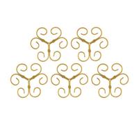 Lot de 5 Supports de Tige pour Plantes Monstera en Fer, Crochets durables pour la Croissance, Jeu de Pinces pour la stabilisation et Le Soutien des Feuilles