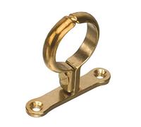 Lot de 5 supports de tuyau à visser en laiton moulé 22 mm