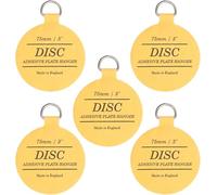 Lot de 5 supports muraux autocollants invisibles pour plaque de 75 mm
