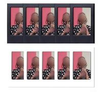Lot de 5 supports photo magnétiques pour Fujifilm Instax Mini - Option d'affichage facile (noir)