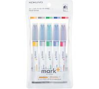 Lot De 5 Surligneurs 2 Tons Vifs 5 Couleurs. Marqu+ Deux Couleurs À Double Pointe, Séchage Rapide, Nuances Similaires, Lot De 5 Couleurs Dorées, Gris, Vert Clair, Bleu Marine, Rouge.[Z703]