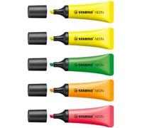 Lot De 5 Surligneurs - STABILO NEON G