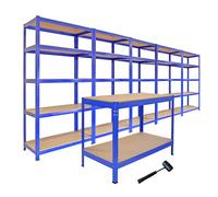 Lot de 5 T-Rax 75 cm & Etabli de Travail Q-Rax Bleus