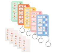 Lot de 5 tableaux de liste de contrôle répétables,Tableau To Do List Réutilisable et Amovible, tablea mémo pour enfants et adultes, pour le TDAH, la démence et la vie quotidienne