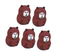 Lot de 5 taille-crayons de dessin animé avec trou unique et petit crayon de poche pour étudiants et enfants