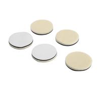 Lot de 5 tampons de polissage 75 mm en laine pour polisseuse de voiture et polissage du verre - 3 pouces de diamètre, éponge en feutre de laine pure