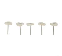 Lot de 5 tampons de polissage pour outils rotatifs, têtes de meulage en métal avec tige de 3 mm pour bijoux, acier inoxydable, nettoyant bronze antique, polisseuse de cavité, finition en plastique et