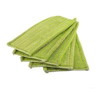Lot de 5 tampons de rechange en microfibre pour balai Swiffer pour jet humide, compatible avec les carreaux de bois dur pour supporter des cycles de nettoyage fréquents