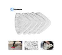 Lot de 5 tampons de rechange en microfibre pour balai vapeur Vileda 100 recharges (blanc) Bluedeer