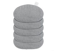 Lot de 5 tampons de rechange pour balai vapeur Leifheit 11911 - Design en microfibre compatible avec une performance de nettoyage améliorée