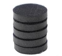 Lot de 5 tampons d'interface à densité douce pour ponceuses orbitales - 50 mm et 75 mm, 12 mm d'épaisseur, noir/blanc, compatibles avec les disques de ponçage et (5 pièces de 50 mm)