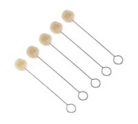Lot de 5 tampons en laine pour appliquer des teintures sur le cuir et le daim. Offre une finition lisse et uniforme. Utilisé pour l'artisanat du cuir.