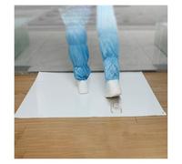 Lot de 5 tapis adhésifs, 150 feuilles au total, coussinets adhésifs adhésifs adhésifs pour salle blanche pour laboratoires, construction, hôpital, élimination de la saleté pour chaussures