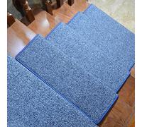 Lot de 5 tapis antidérapants auto-adhésifs en sisal artificiel pour marches intérieures en bois Camel 75 x 24 cm Protection antidérapante