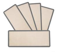 Lot de 5 tapis de cuisson en silicone pour une utilisation avec les doublures de séchage antiadhésives pour améliorer le processus de lyophilisation et la libération des aliments (50 x 21,5 cm)